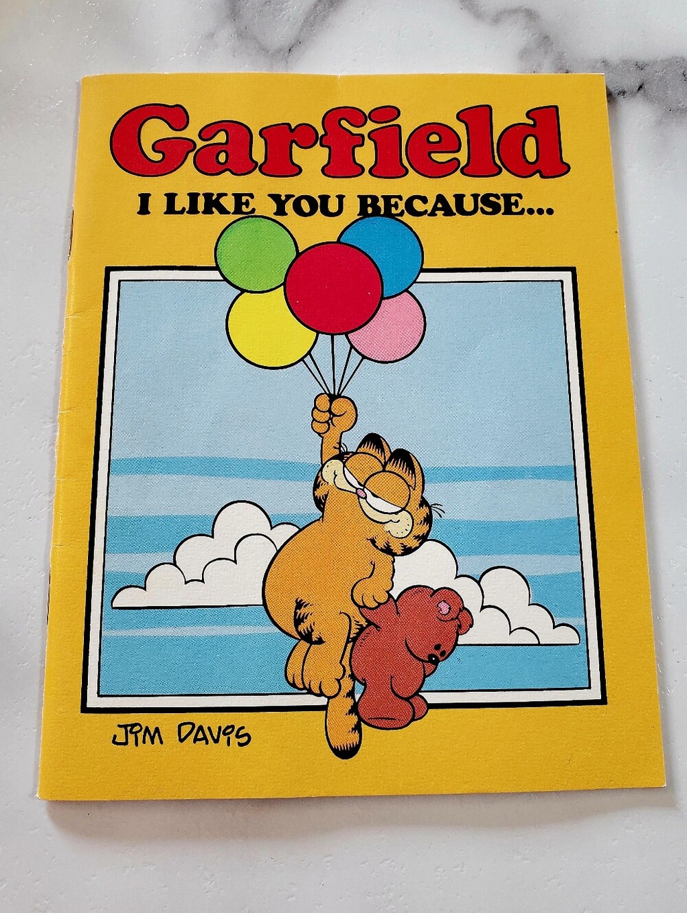 Garfield I Like You Because.... VINTAGE Book - Picture 7 of 7